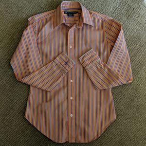 Ralph Lauren Orange Striped Blouse